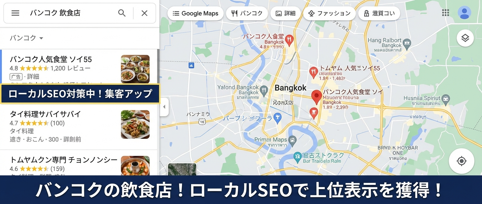 Googleビジネスプロフィールを最適化するイメージ